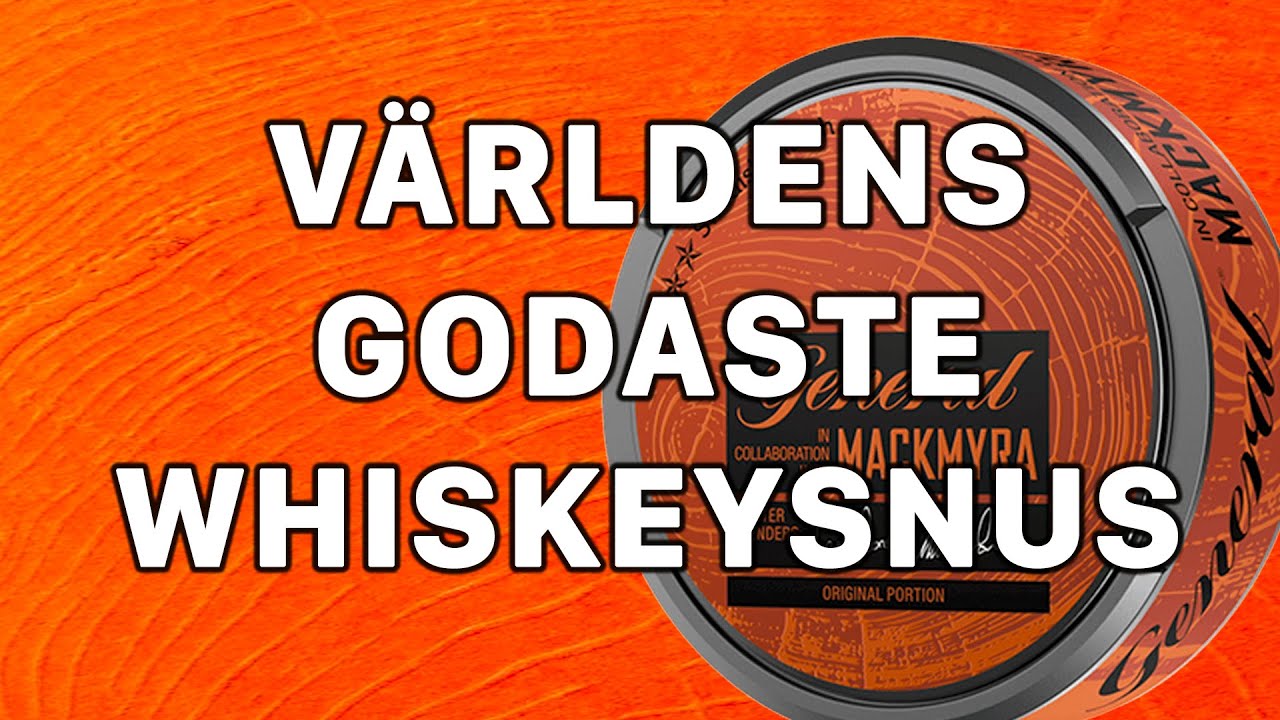 Vi testar snus - General Mackmyra