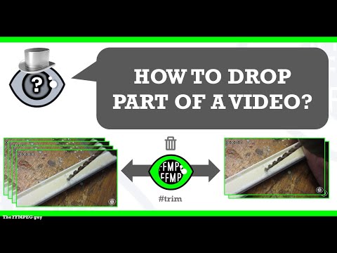 How to drop part of a video | Trim and atrim video filters explained #ffmpeg #TheFFMPEGGuy