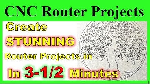 Vcarve First CNC Router Project Made Easy For Beginners,  Vectric Vcarve - Garrett Fromme