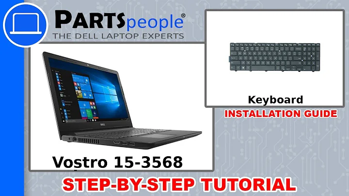Dell Vostro 15-3568 (P63F002) Keyboard How-To Video Tutorial