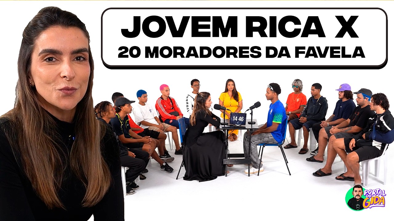 JOVEM RICA X 20 MORADORES DE FAVELA I Talita Galhardo No Gida Labs