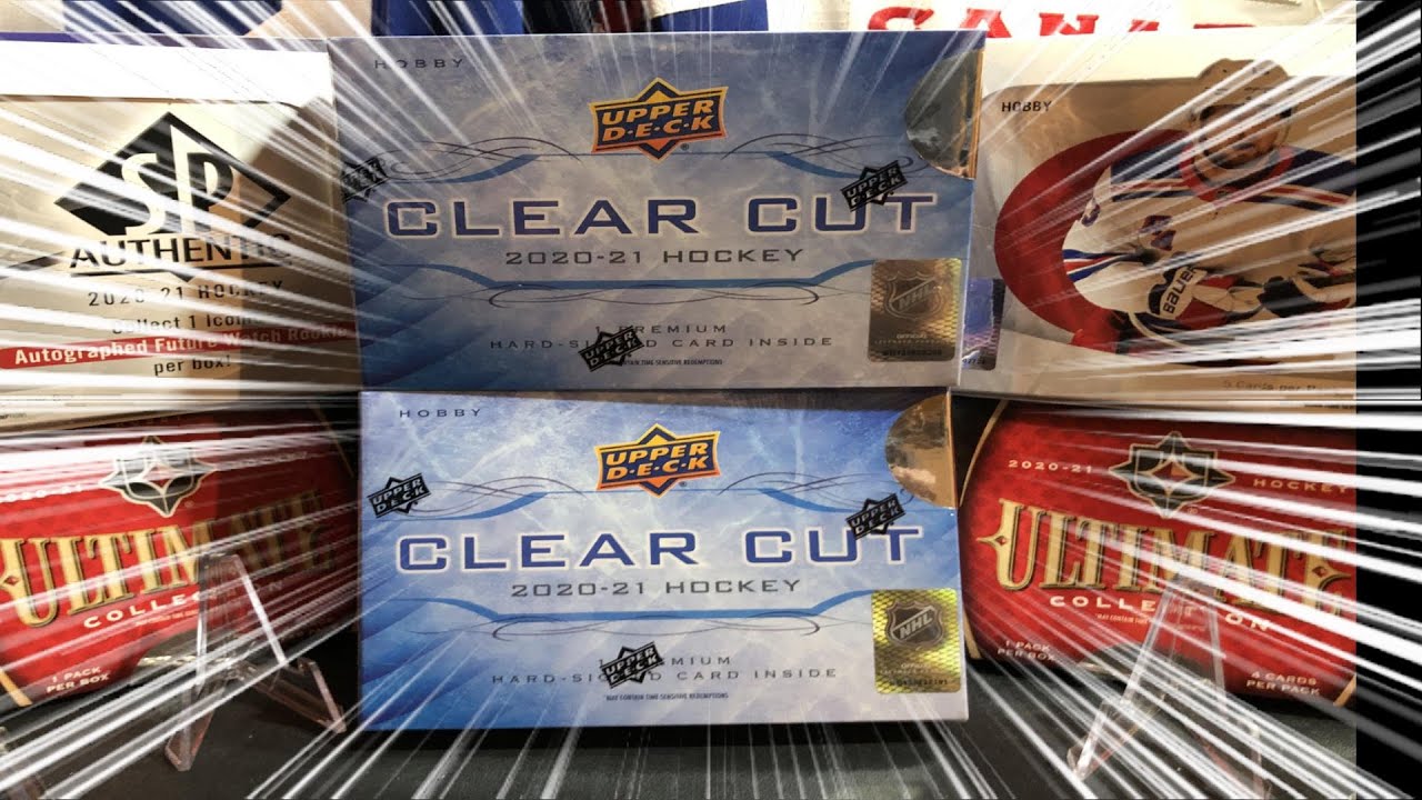 2020-21 Clear Cut Hockey 2 Box Break and hit a SMASHER