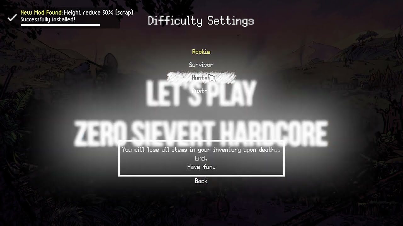 Zero Sievert Hardcore — One Life, One Extraction (Episode 1)