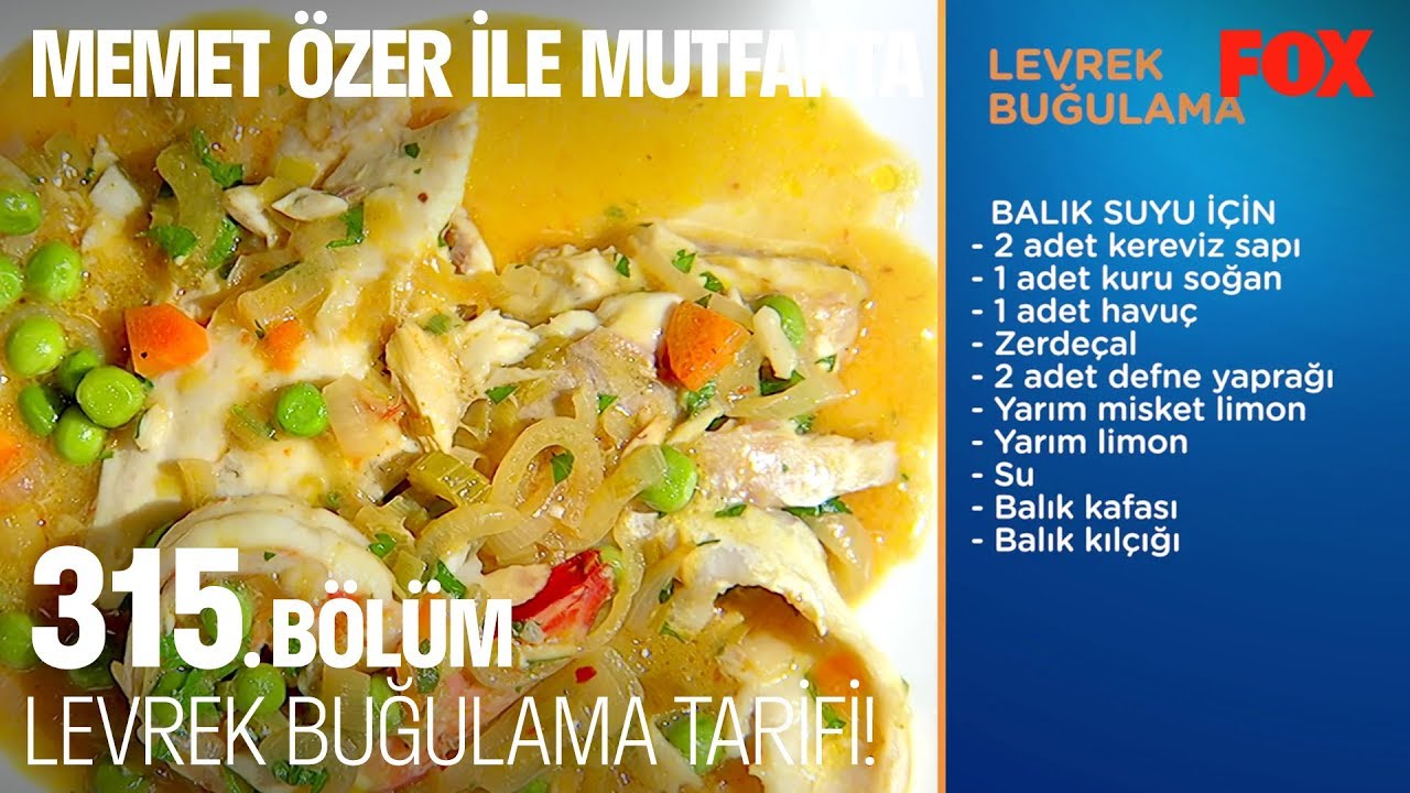 levrek bugulama tarifi memet ozer ile mutfakta 315 bolum youtube