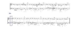 Realising a Figured Bass: Example No. 5 from '69 Chorale Melodies' by J.S. Bach