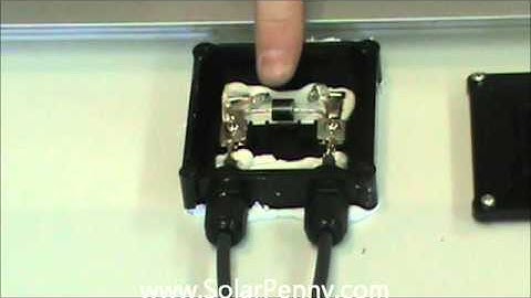Solar Panel Junction Box Inside and Out - Solar Panel Basics
