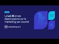Loi 25 et le marketing par courriel: Qu'est-ce qu'il faut savoir? | Webinaire