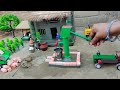 DIY how to make  cow shed | house of animals | horse house – cow shed | mini hand pump |woodwork