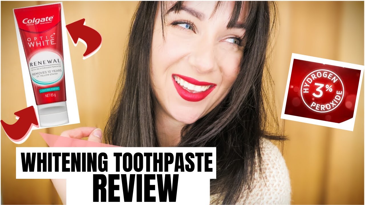New Colgate Optic White Renewal Whitening Toothpaste Honest Review