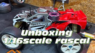 Unboxing the Schumacher rascal nitro rc and first fire up in years 🏎️💥