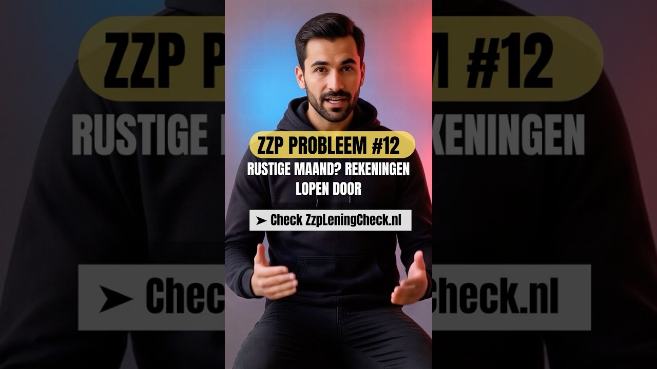 Zzp dip in omzet of cashflow? Dit helpt je binnen 1 minuut | Zonder jaarcijfers