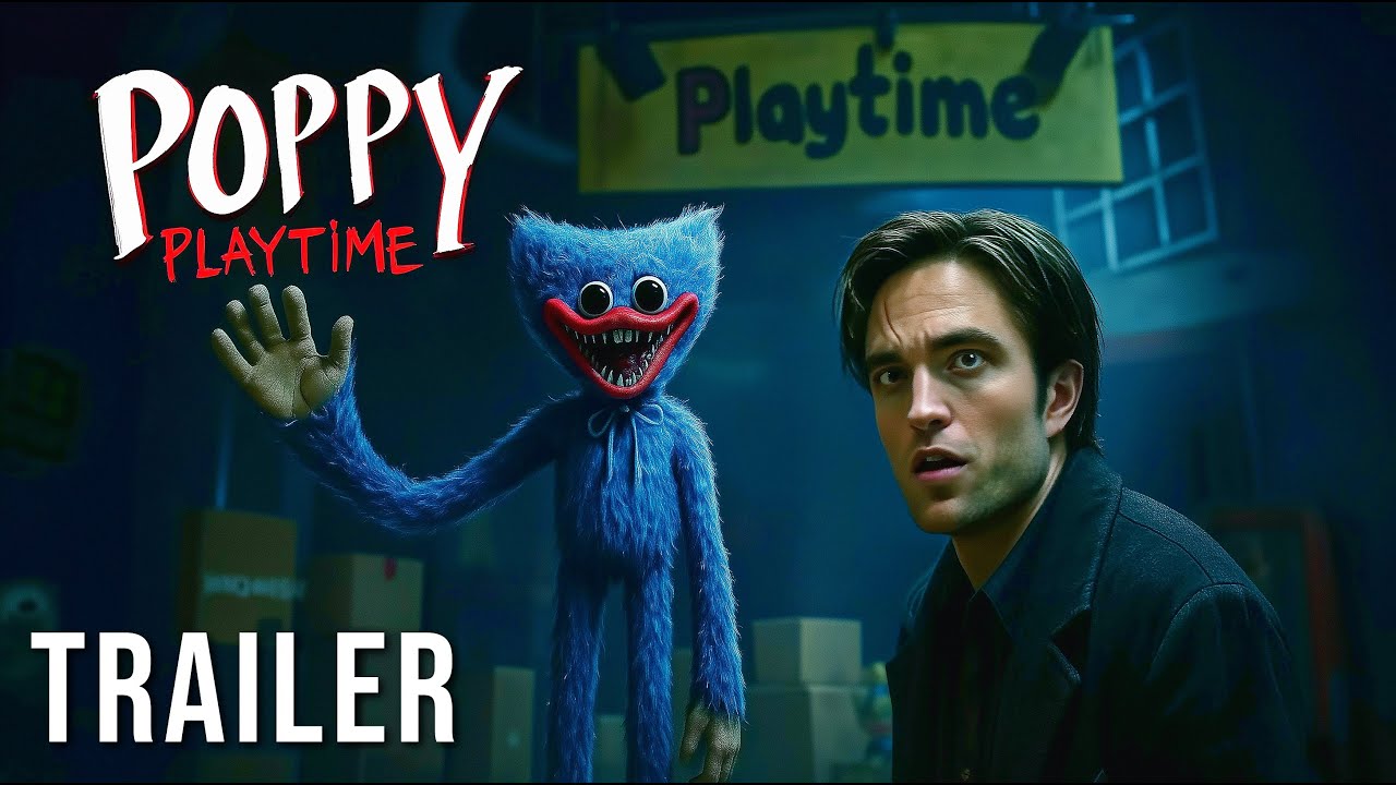 Poppy Playtime Live Action 2026 First Trailer Robert Pattinson 