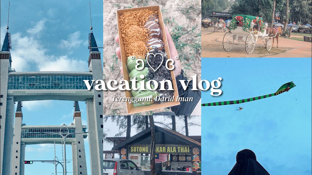 terengganu vlog 🌷 going to beach, food hunting, registration day˚₊‧꒰ა