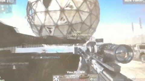 Car falling down the sky in COD:MW3 DOME Glitch