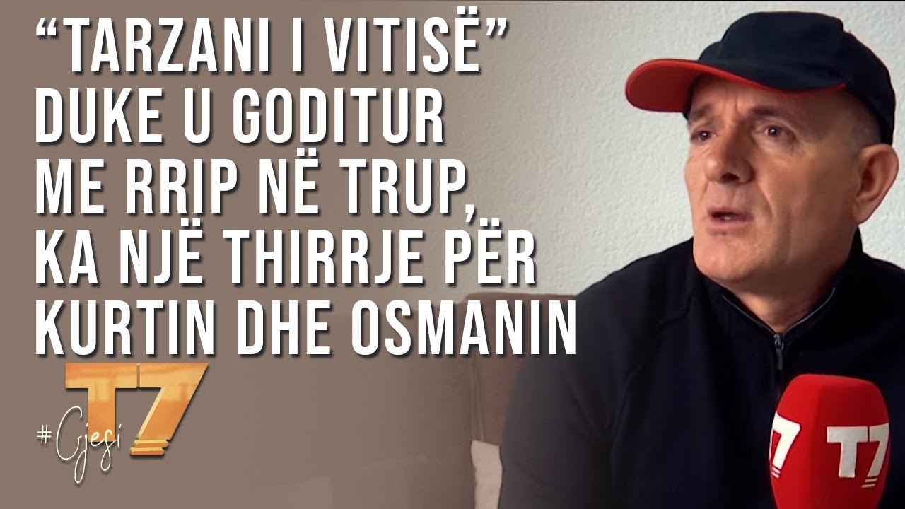 #gjesi: “Tarzani i Vitisë” duke u goditur me rrip në trup, ka një thirrje për Kurtin dhe Osmanin