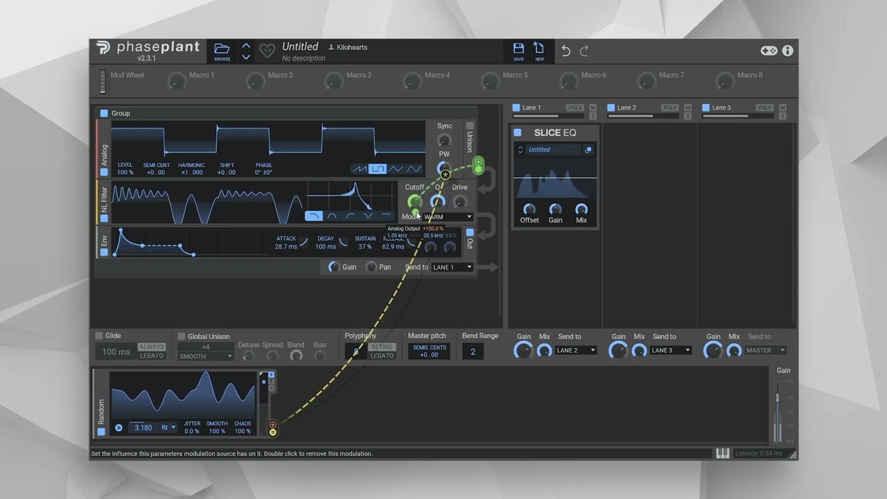 4.6 Effects in the Generator Section – Beginner's Guide to Phase Plant