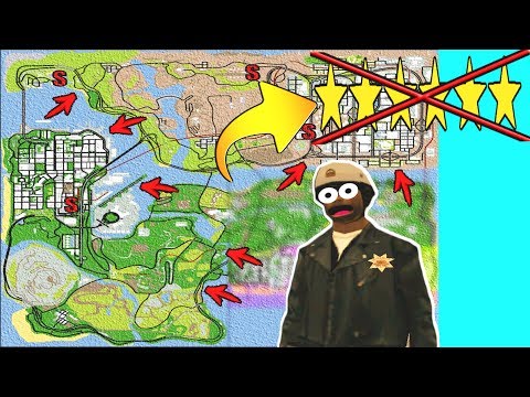 КАК ПОПАСТЬ В ДРУГИЕ ГОРОДА БЕЗ УРОВНЯ РОЗЫСКА В НАЧАЛЕ ИГРЫ В GTA SAN ANDREAS