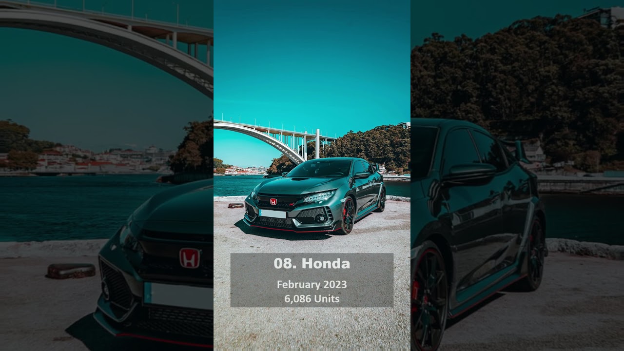 Top 14 Best Selling Car Brands in February 2023 || Auto Iconic || #shorts