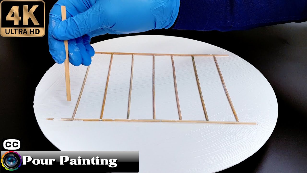 Square Slice Technique BY Black Zoom Acrylic Painting 14 YouTube