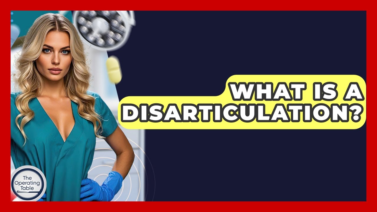 What Is A Disarticulation? - The Operating Table