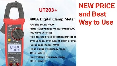 UT 203+ Clamp meter, Digital Multimeter New Price and its best way to use