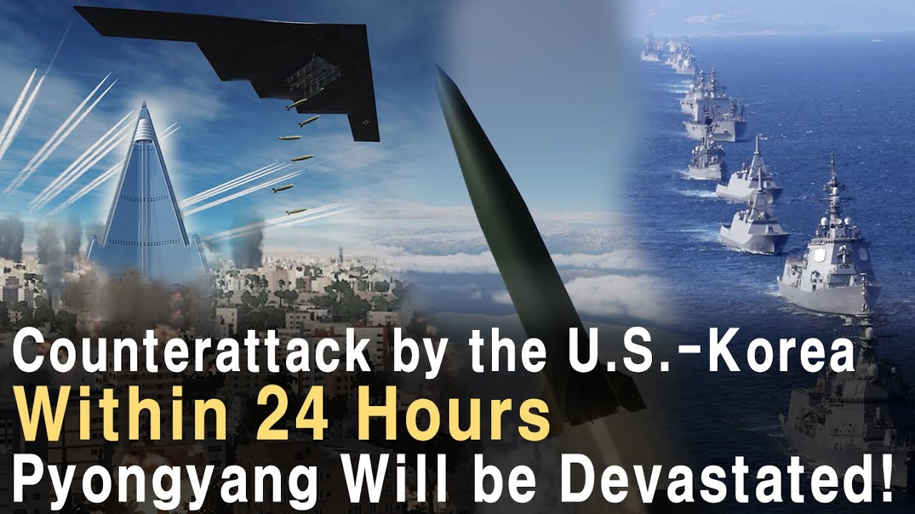 Stealth squadron Pyongyang bomb! Within 24 hours! (Korean nuclear war scenario3)