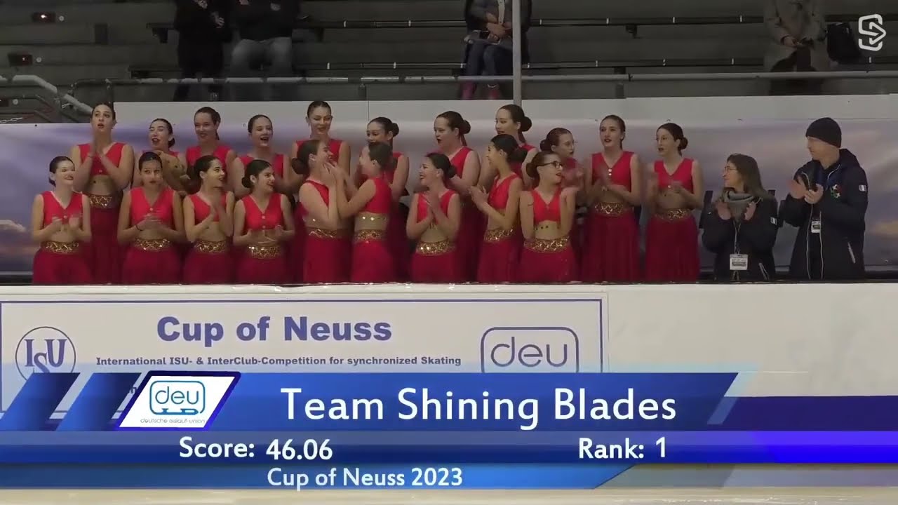 CupofNeuss2023 nonISU Basic Novice FS SHINING BLADES ITA