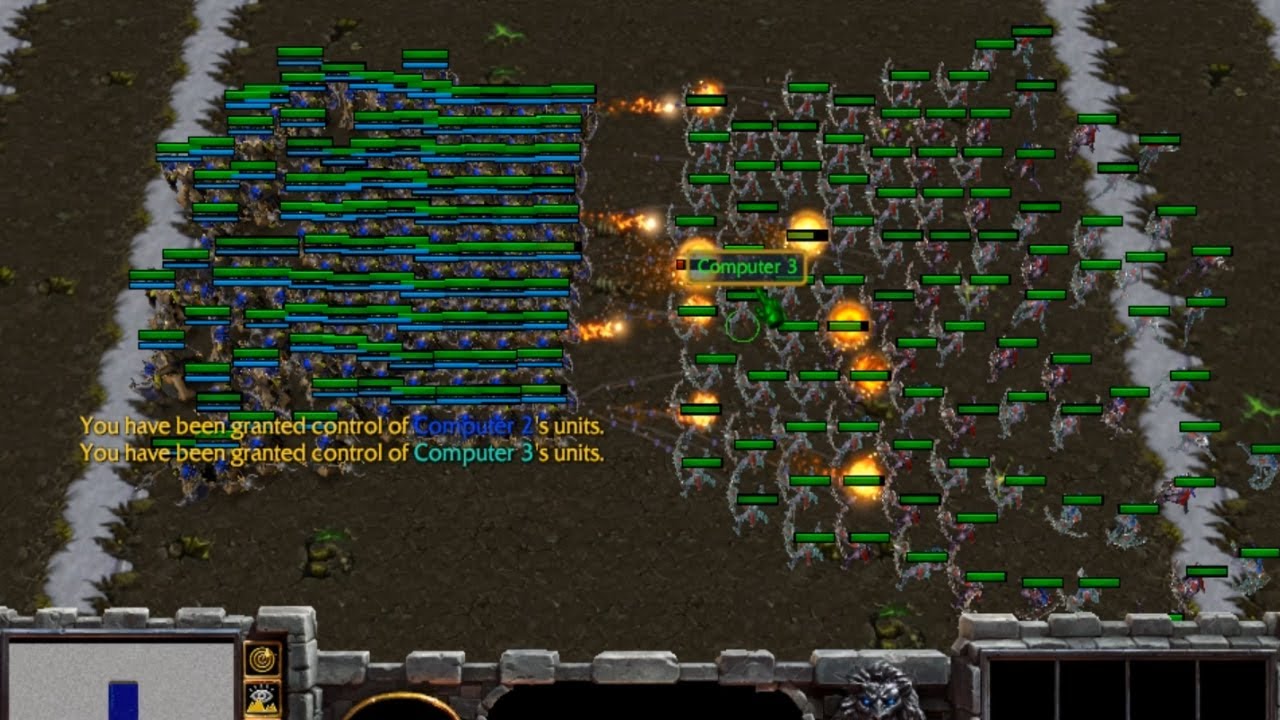 100 Orc Warlock Fully Upgrade vs 100 Shandris Fully Upgrade