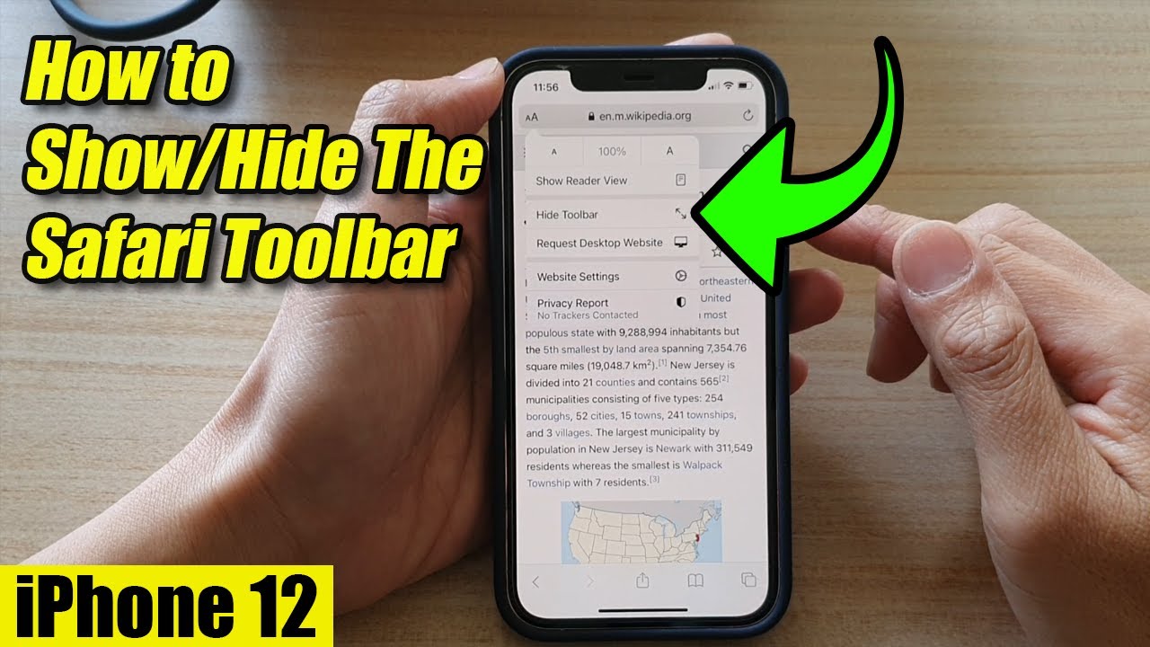 safari toolbar keeps hiding