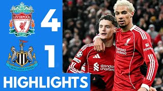 Liverpool vs Newcastle (4-1) Highlights | Hugo Ekitike, Wirtz, Konate goals vs Newcastle