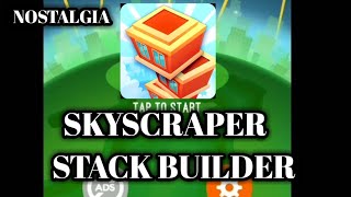 NOSTALGIA || game android offline ||SKYSCRAPER STACK BUILDER || REVIEW GAME screenshot 1