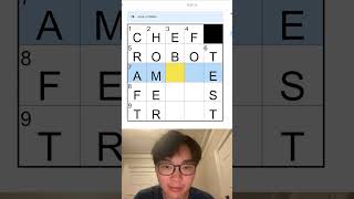 Solving the mini in 17 seconds - Sep 2 #crossword #crosswords #puzzle #nytmini #speedrun