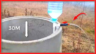 Very few people know how to pump water in a deep well without a water pump