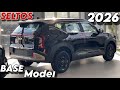 2026 KIA Seltos HTE Base Model ₹11 LAKH✅|2026 Seltos Base Model Black Color Detail Review & Features