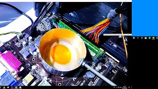 Idea How to cook an egg in a computer - Ý tưởng Cách nấu một quả trứng trên máy tính