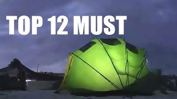 Top 12 Camping Gadgets Must Have