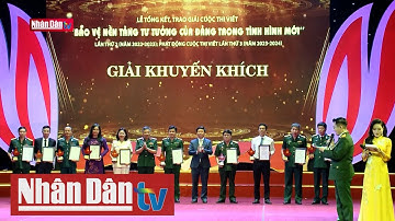 Trao giải cuộc thi viết "Bảo vệ nền tảng tư tưởng của Đảng trong tình hình mới"