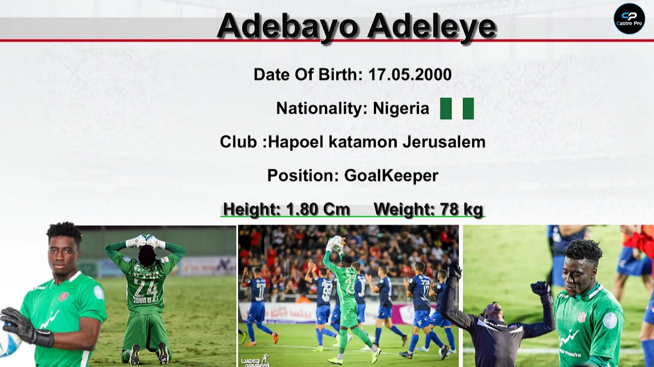Adebayo Adeleye | GoalKeeper | 2019-2020 |