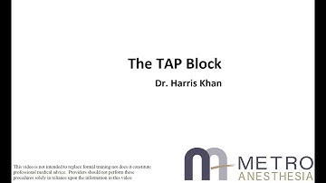 TAP Block - Dr. Harris Khan