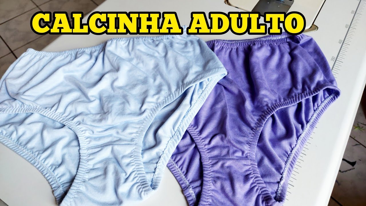 COMO FAZER CALCINHA PARA IDOSA | MOLDES