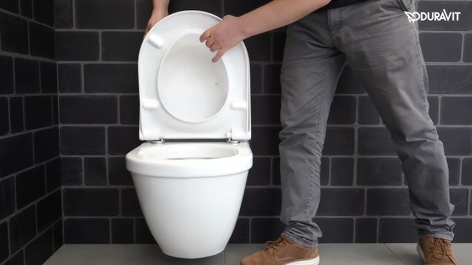 verjaardag pen Geniet How to remove DURAVIT toilet seat. - YouTube