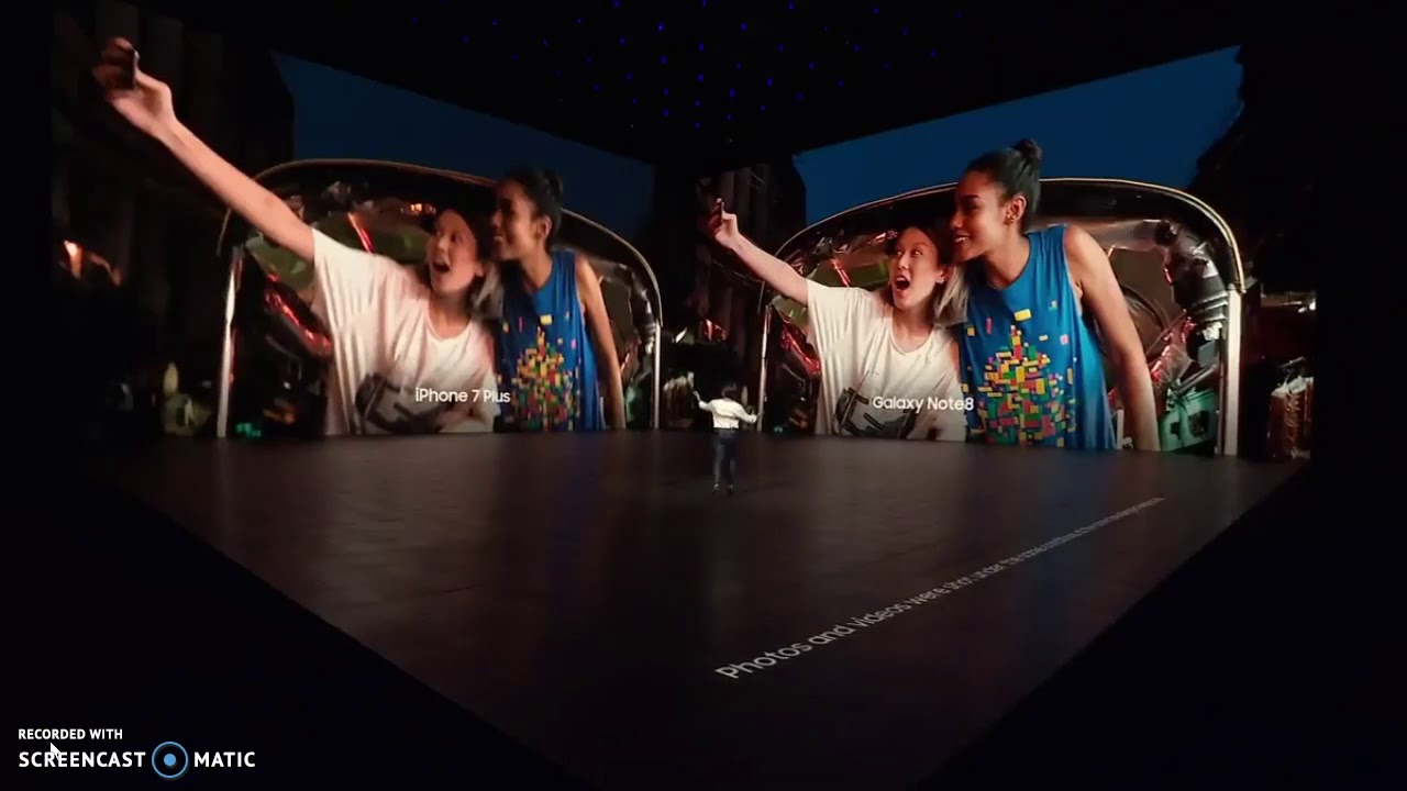 Comparing Iphone 7 Plus on Note8 Event !