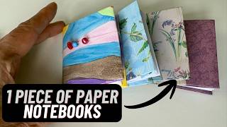 Miniature Notebook from ONE Piece of Copier Paper – Easy Tutorial