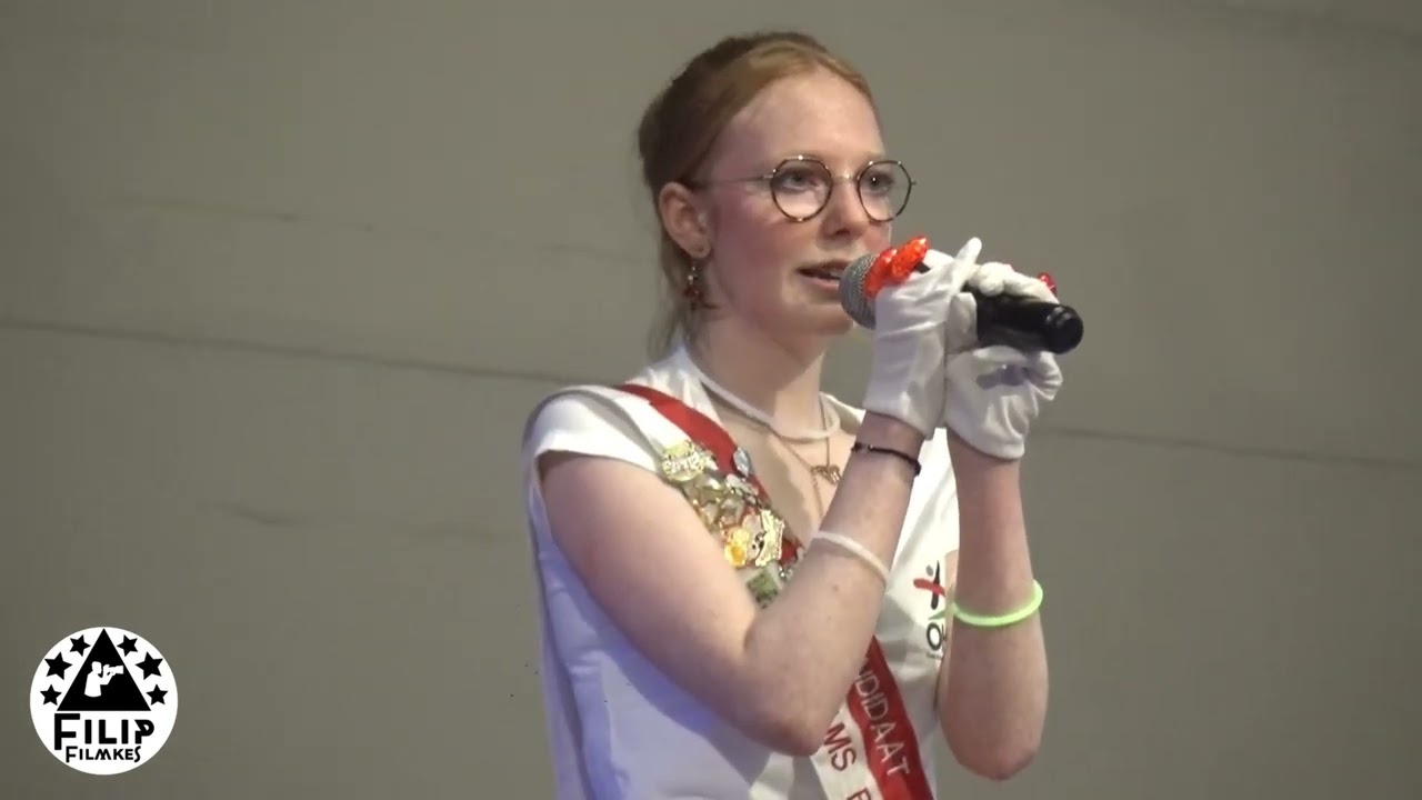 intreden van kandidaat 2 Yzabho  voor jeugdprinses voor Vlaams Brabant 2023