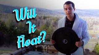 Will a 10-lb Rubber Barbell Plate Float???