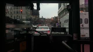 106 Street Bound M60 Bus ride from 125th street Lenox Avenue To 8th Ave Taken by RailfanRider