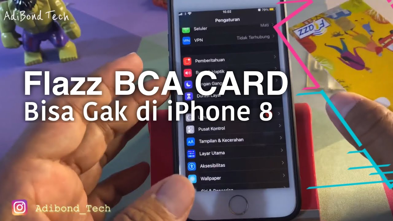 Kartu Bca Flazz Bisa di iPhone 8 gak ya? 