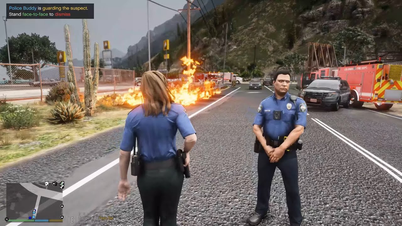 Gta 5 LSPDFR Playing Paleto Bay Female Police - Small Town CVPI Patrol ...