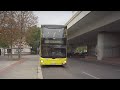Germany, Berlin, double decker bus 282 ride from Breitenbachplatz to Südende S-bahn Station