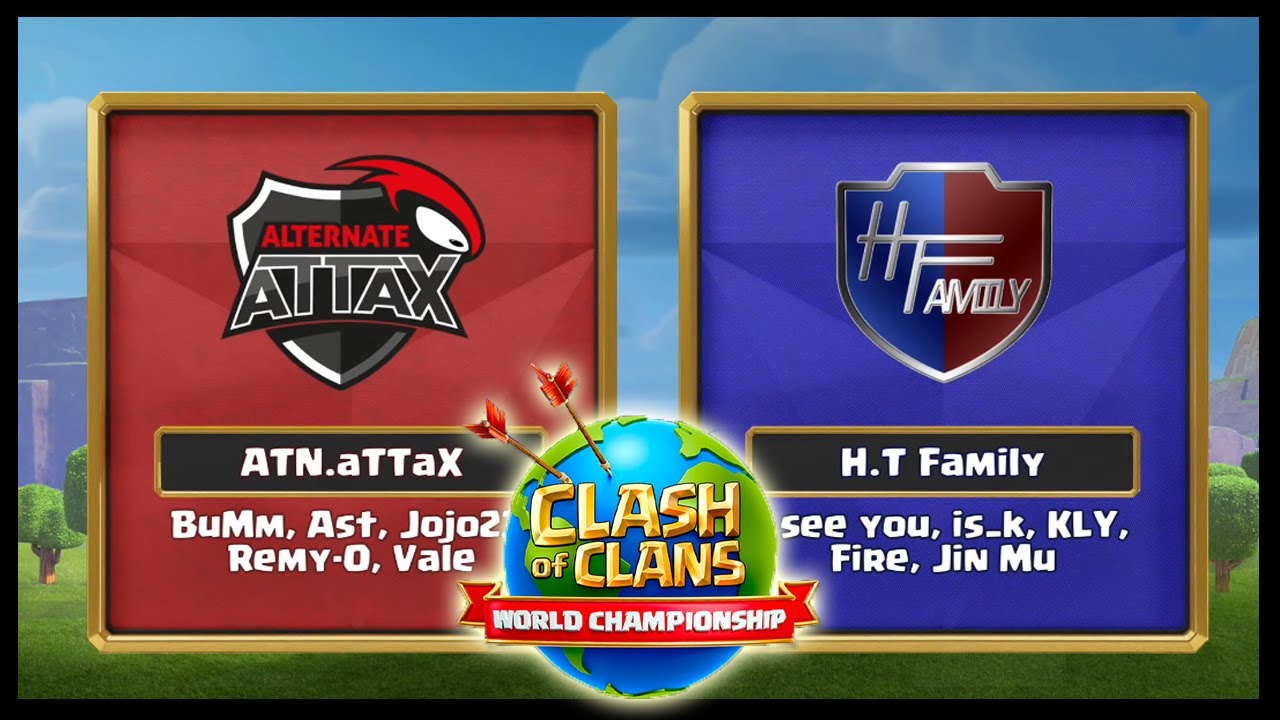 ATN.aTTaX vs H.T Family| Esl World Championship 2020 |Clash Of Clans Tournament - Day 1 